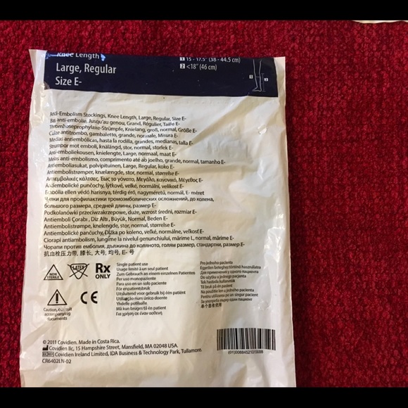 T.E.D. Anti-Embolism Stockings - Picture 2 of 5